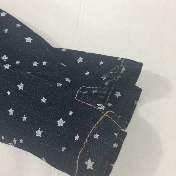Girls Jeans with Stars size 6 - Picture 2 of 7